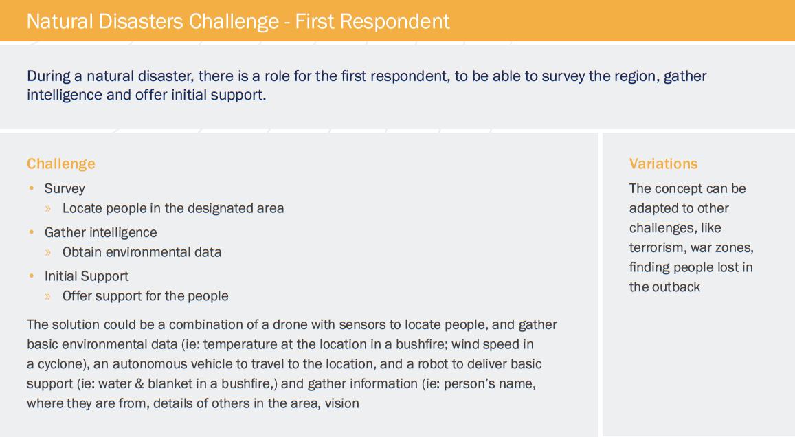 Natural Disasters Challenge - First Respondent